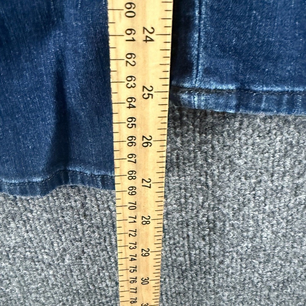 7 for All Mankind Jeans Womens 31 Blue Bair Ankle Skinny Mid Rise Stretch Denim - Picture 11 of 11